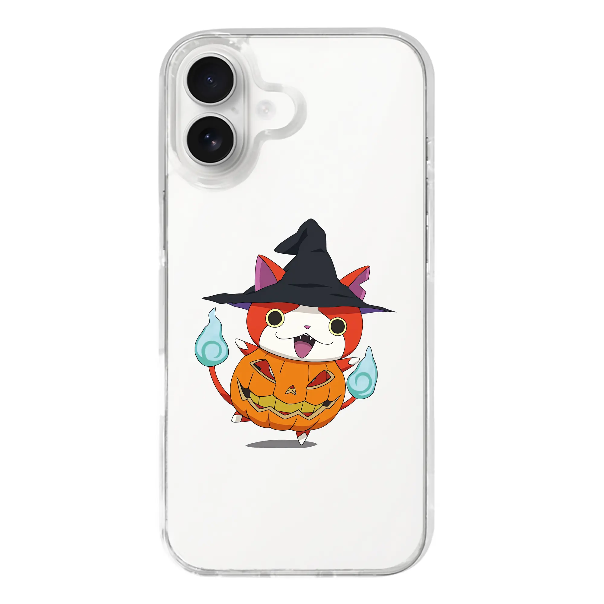 妖怪ウォッチ グッズ,ジバニャン - iPhone 17シリーズ 透明スマホケース – 薄型・耐衝撃・精密フィット保護カバー